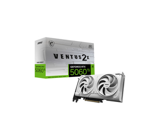 MSI VENTUS GEFORCE RTX 5060 TI 16G 2X OC WHITE PLUS carte graphique NVIDIA 16 Go GDDR7