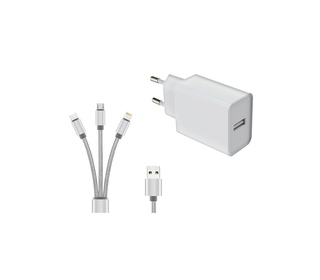 DLH DY-AU5092W chargeur d'appareils mobiles Tablette, téléphone Blanc Secteur Intérieure
