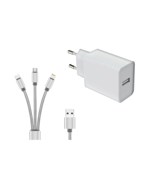 DLH DY-AU5092W chargeur d'appareils mobiles Tablette, téléphone Blanc Secteur Intérieure
