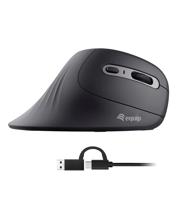 Equip 245119 souris Universel Droitier USB Type-A + USB Type-C Optique 7200 DPI