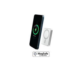 BIG BEN FPMSPBMINI5A15WS chargeur d'appareils mobiles Smartphone Argent USB Recharge sans fil Charge rapide Intérieure