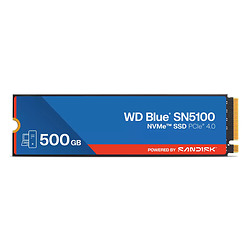 SanDisk WD Blue SN5100 500 Go M.2 PCI Express 4.0 NVMe QLC 3D NAND