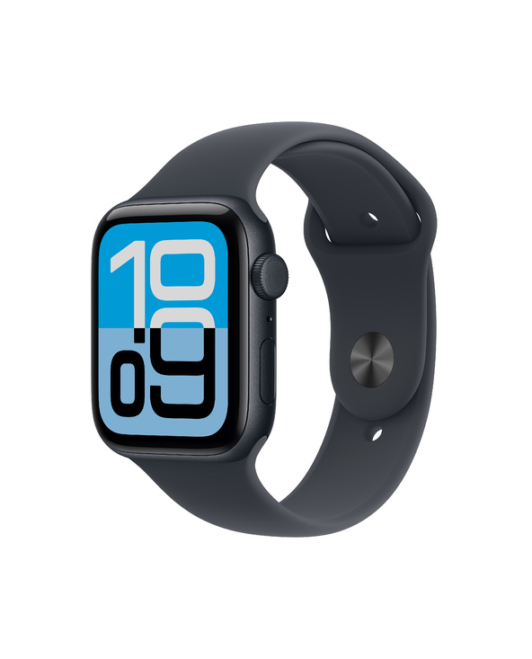Apple Watch SE (3nd generation) OLED 44 mm Numérique 368 x 448 pixels Écran tactile 5G Noir Wifi GPS (satellite)