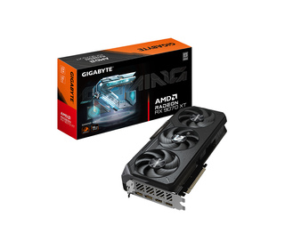 GIGABYTE Radeon RX 9070 XT GAMING 16G Carte graphique - 16 Go GDDR6, 256 bits, PCI-E 5.0, Fréquence du cœur 2970 MHz, 2 x Displa