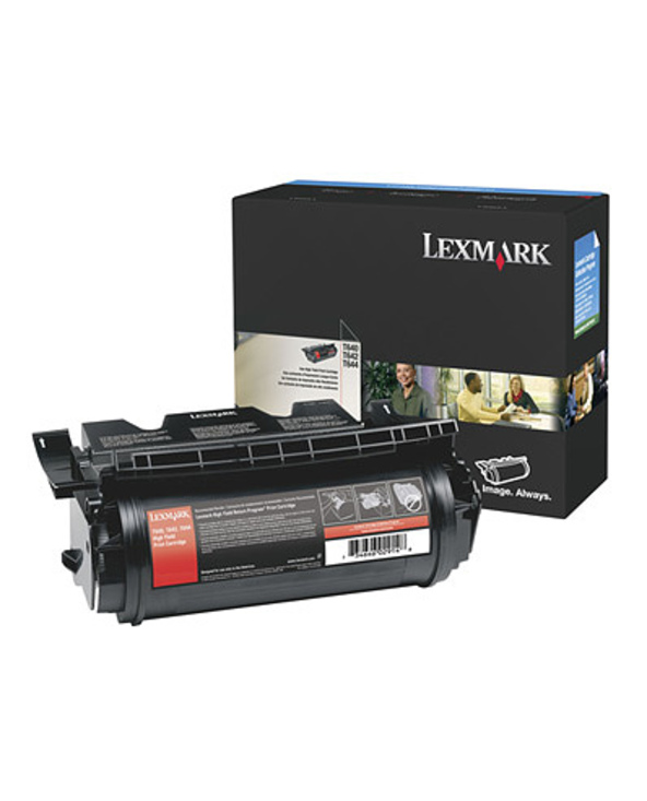 Lexmark T640, T642, T644 High Yield Print Cartridge Cartouche de toner Original Noir