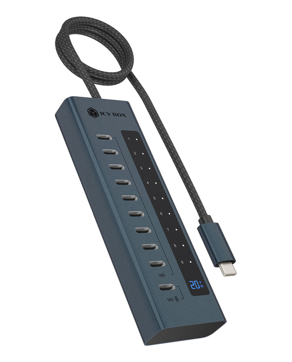 ICY BOX Hub 10 ports USB Type-C Gen 2