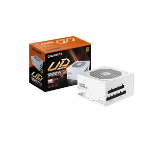 GIGABYTE UD1000GM PG5 V2 ICE Bloc d’Alimentation – PCIe Gen 5.1, 80 PLUS Gold, Conception entièrement modulaire, Ventilateur 120