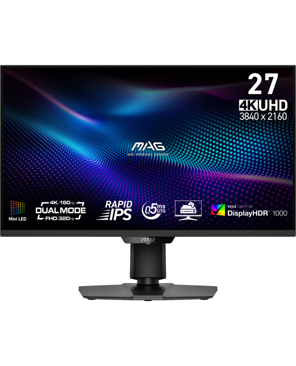 MSI MAG 274UPDF E16M 27" LED 4K Ultra HD 0,5 ms Noir