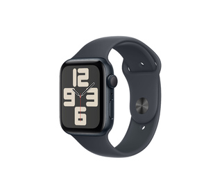 Apple Watch SE OLED 44 mm Numérique 368 x 448 pixels Écran tactile Noir Wifi GPS (satellite)