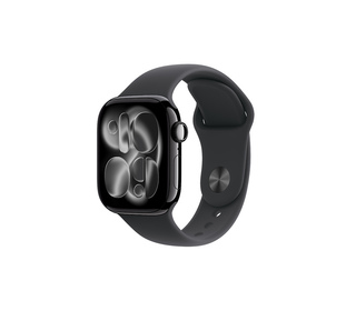 Apple Watch Series 11 OLED 42 mm Numérique 374 x 446 pixels Écran tactile Noir Wifi GPS (satellite)