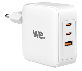 WE WEAL3GAN100WB chargeur d'appareils mobiles Universel Blanc Secteur Charge rapide Intérieure