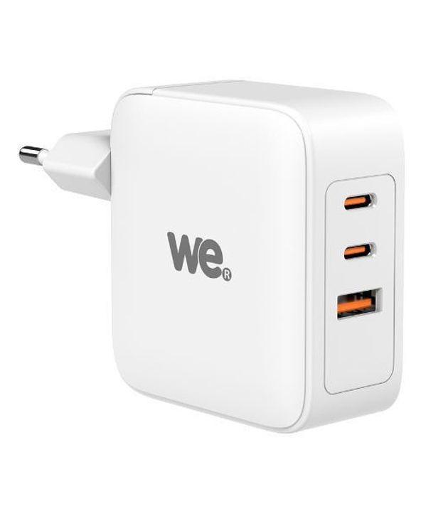 WE WEAL3GAN100WB chargeur d'appareils mobiles Universel Blanc Secteur Charge rapide Intérieure