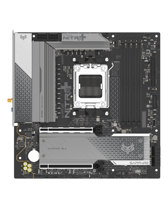 Sapphire NITRO+ B850M WIFI AMD B850 Emplacement AM5 micro ATX