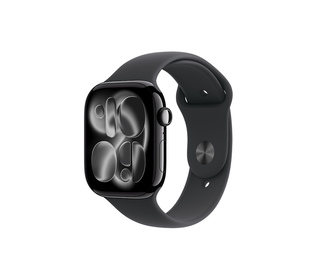 Apple Watch Series 11 OLED 46 mm Numérique 416 x 496 pixels Écran tactile Noir Wifi GPS (satellite)