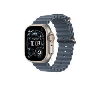 Apple Watch Ultra 3 OLED 49 mm Numérique 422 x 514 pixels Écran tactile 5G Titane Wifi GPS (satellite)