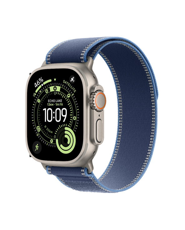 Apple Watch Ultra 3 OLED 49 mm Numérique 422 x 514 pixels Écran tactile 5G Titane Wifi GPS (satellite)