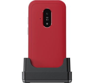 Doro Leva E22 7,11 cm (2.8") 127,8 g Rouge, Blanc Téléphone numérique