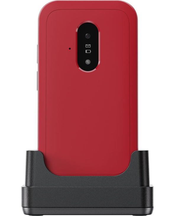 Doro Leva E22 7,11 cm (2.8") 127,8 g Rouge, Blanc Téléphone numérique