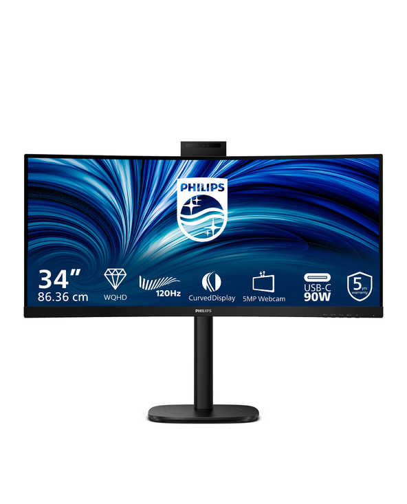 Philips 3000 series 34B2U3600CH/00 34" LCD Wide Quad HD 4 ms Noir