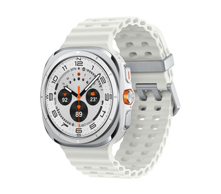Samsung Galaxy Watch Ultra 3,81 cm (1.5") AMOLED 47 mm Numérique 480 x 480 pixels Écran tactile 4G Blanc Wifi GPS (satellite)