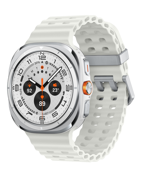 Samsung Galaxy Watch Ultra 3,81 cm (1.5") AMOLED 47 mm Numérique 480 x 480 pixels Écran tactile 4G Blanc Wifi GPS (satellite)