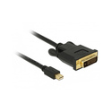 DeLOCK 83990 câble vidéo et adaptateur 3 m Mini DisplayPort DVI-D Noir