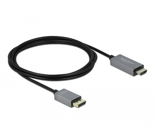 DeLOCK Câble actif DisplayPort 1.4 à HDMI 4K 60 Hz (HDR) 2 m