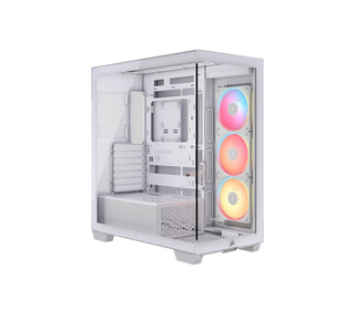 Corsair Midi Tower 3500X LXR LINK TG Blanc