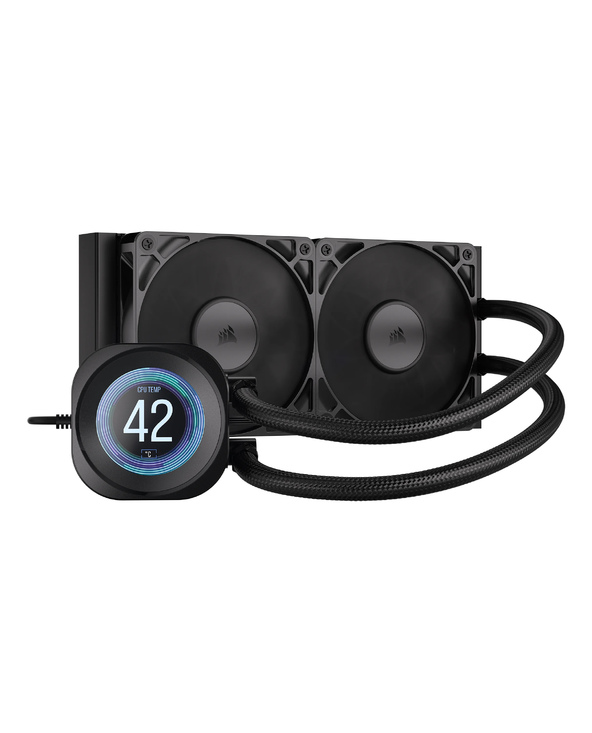 Corsair Nautilus 240 RS LCD Processeur Refroidisseur de liquide tout-en-un 12 cm Noir 1 pièce(s)