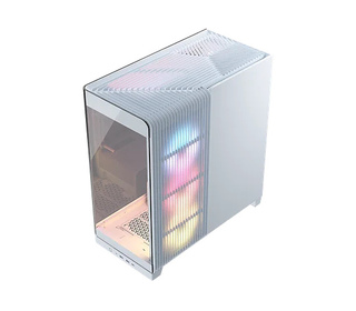 Corsair 4500X LX-R RGB Tempered Glass Mid-Tower, White Midi Tower Blanc