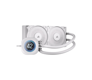 Corsair Nautilus 240 RS LCD Processeur Refroidisseur de liquide tout-en-un 12 cm Blanc 1 pièce(s)