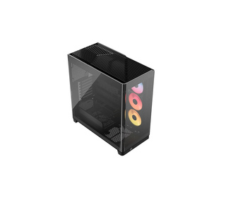 Corsair 4500X LX-R RGB Tempered Glass Mid-Tower, Black Midi Tower Noir