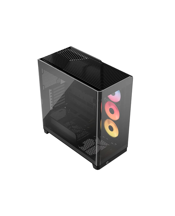 Corsair 4500X LX-R RGB Tempered Glass Mid-Tower, Black Midi Tower Noir
