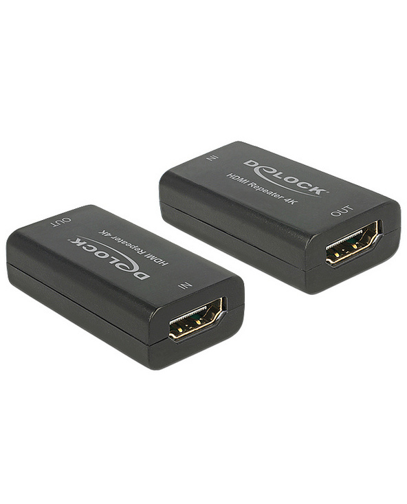DeLOCK 11403 extension audio/video Noir