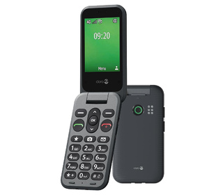 Doro Leva E20 7,11 cm (2.8") 127,8 g Noir Téléphone numérique
