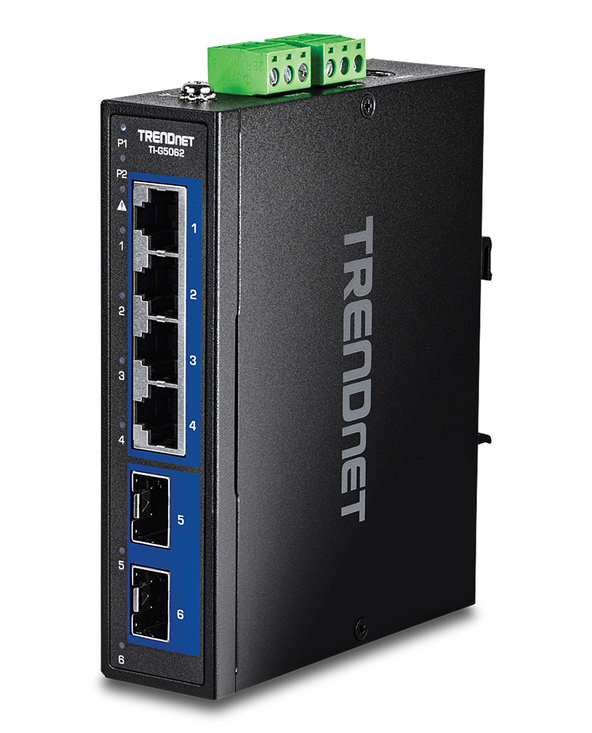 Trendnet TI-G5062 commutateur réseau Non-géré 2.5G Ethernet (100/1000/2500) Noir