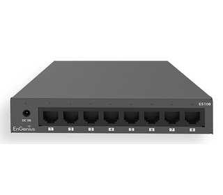 EnGenius ES108 commutateur réseau Non-géré Gigabit Ethernet (10/100/1000) Noir