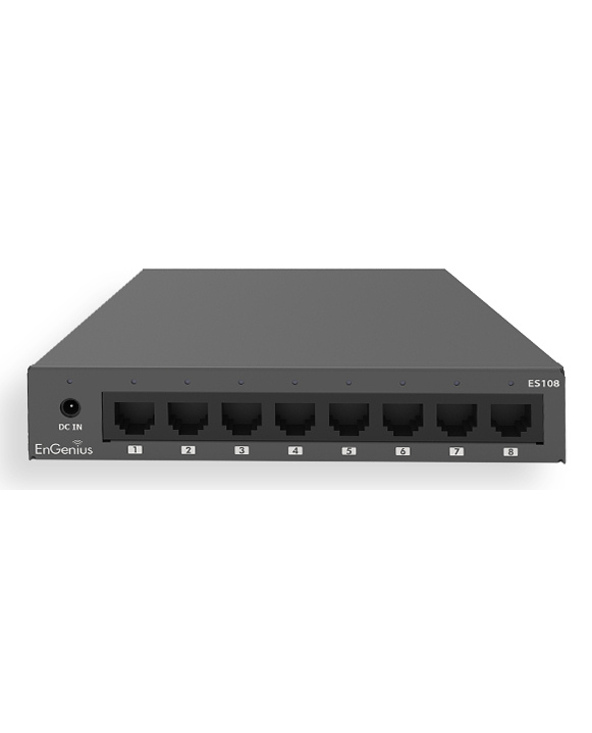 EnGenius ES108 commutateur réseau Non-géré Gigabit Ethernet (10/100/1000) Noir