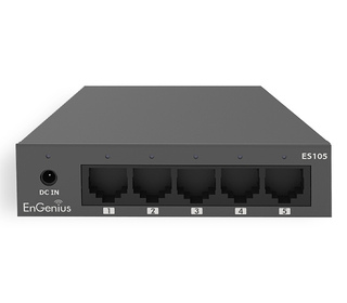 EnGenius ES105 commutateur réseau Non-géré Gigabit Ethernet (10/100/1000) Noir