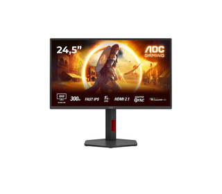 AOC G4 Q25G4SR 24.5" LED Quad HD 1 ms Noir, Rouge