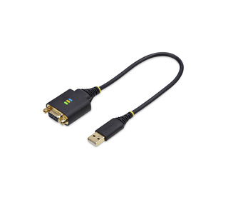 StarTech.com Câble USB vers Null Modem Série de 30cm, COM Retention, FTDI, Câble Adaptateur USB-A vers DB9 RS232, Vis/Écrous DB9