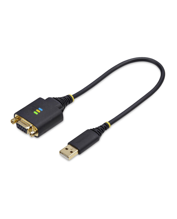 StarTech.com Câble USB vers Null Modem Série de 30cm, COM Retention, FTDI, Câble Adaptateur USB-A vers DB9 RS232, Vis/Écrous DB9
