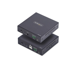 StarTech.com Extender KVM HDMI sur Réseau IP, 4K 60Hz, Sans Pilote, HDMI et USB sur Ethernet/CAT6, AVoIP, Kit Émetteur et Récept