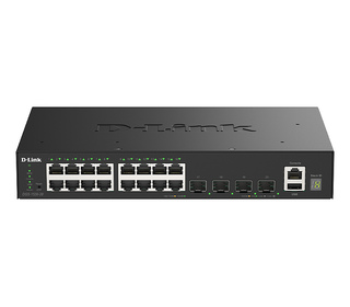 D-Link DGS-1530-20/E commutateur réseau Géré L2 Gigabit Ethernet (10/100/1000) Noir