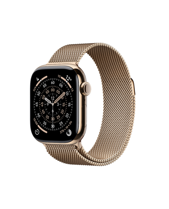 Apple Watch Series 11 OLED 42 mm Numérique 374 x 446 pixels Écran tactile 5G Titane Wifi GPS (satellite)