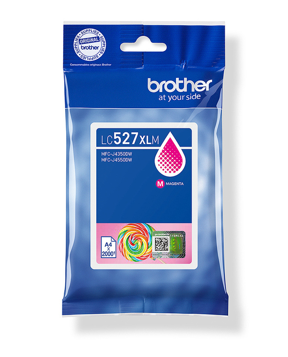 Brother Cartouche d'encre haute capacité LC527XLM d'origine - Magenta