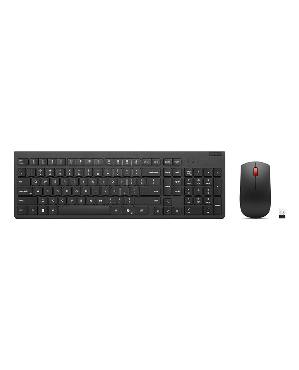 Lenovo 4X31R64464 clavier Souris incluse Bureau RF sans fil Français Noir