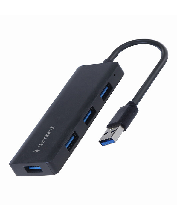 Gembird UHB-U3P4-03 station d'accueil Avec fil USB 3.2 Gen 1 (3.1 Gen 1) Type-A Noir