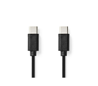 Nedis CCGL60700BK10 câble USB USB 2.0 1 m USB C Noir