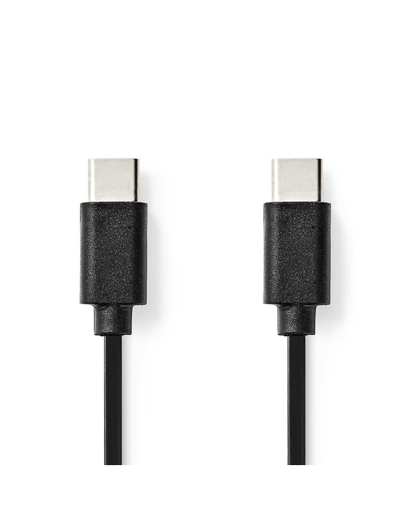Nedis CCGL60700BK10 câble USB USB 2.0 1 m USB C Noir
